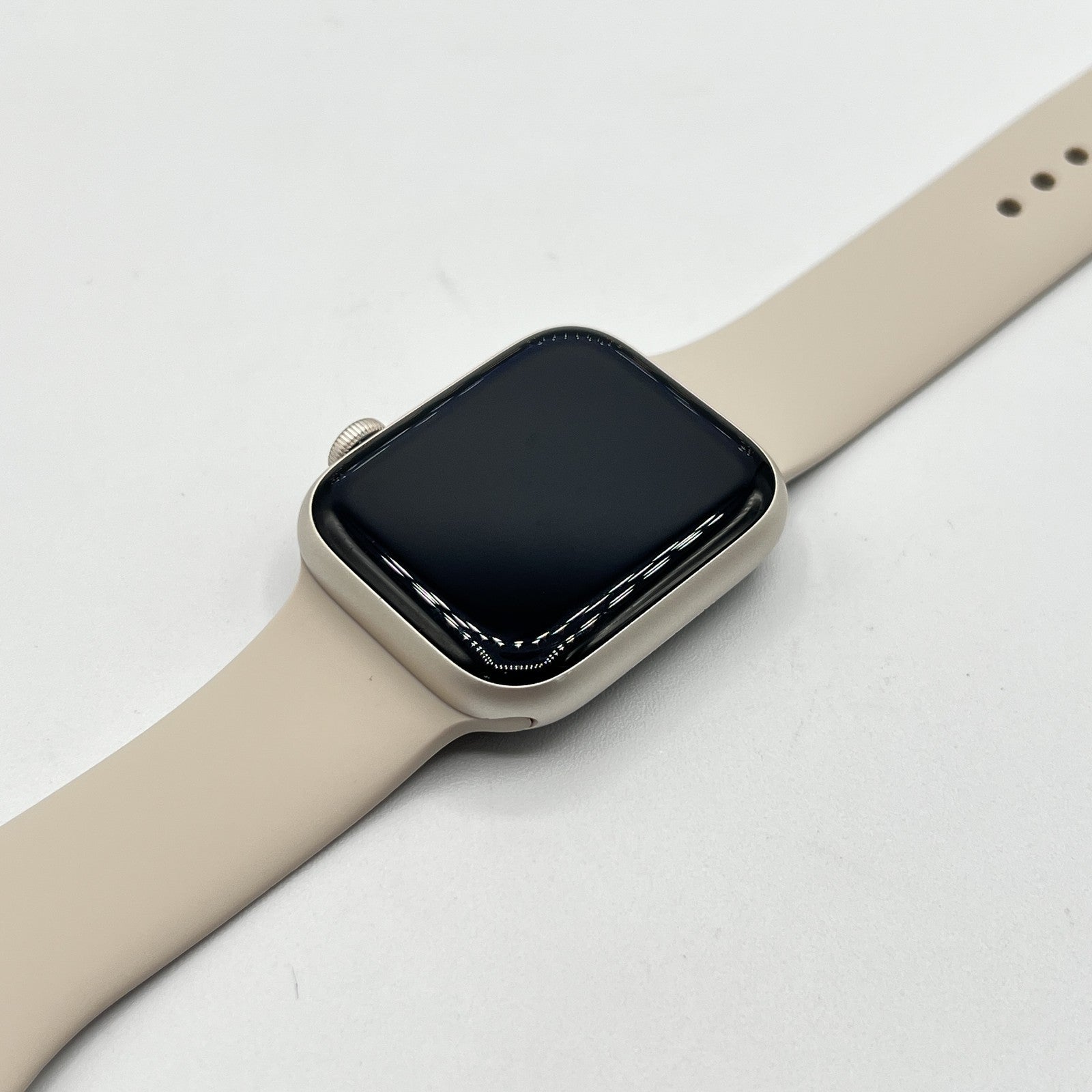 Apple Watch Series 9 45mm Starlight Aluminum Case with Sport Band - Very Good - Techtree