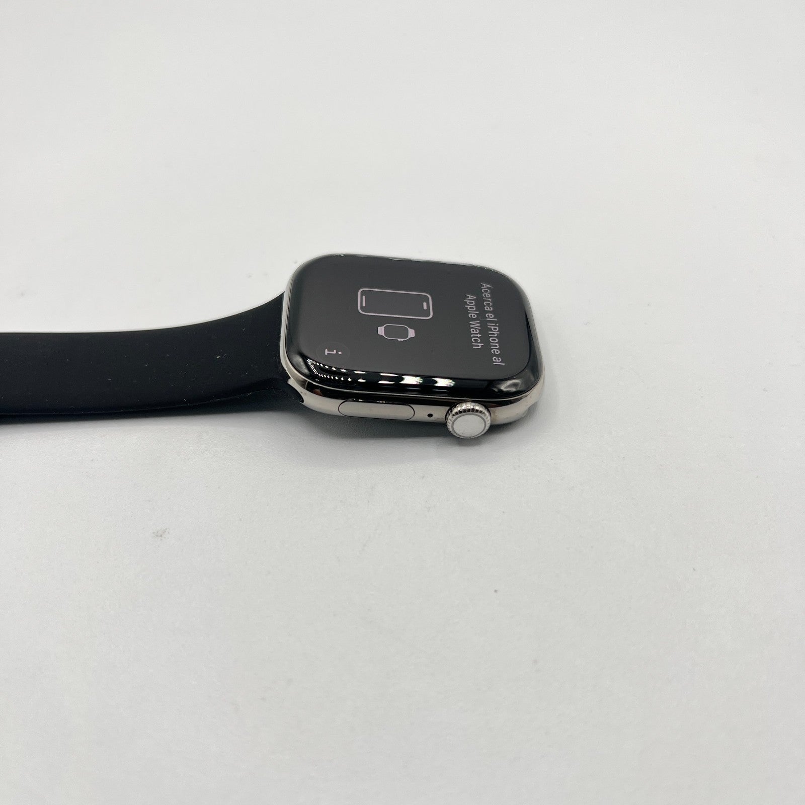 Apple Watch Series 10 46MM Slate Titanium Case Black Sport Band - Very Good - Techtree