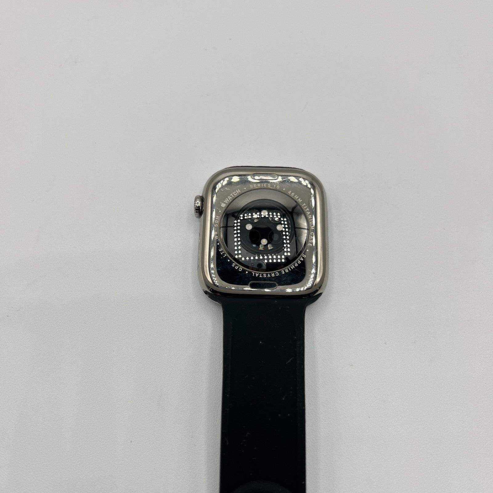 Apple Watch Series 10 46MM Slate Titanium Case Black Sport Band - Very Good - Techtree
