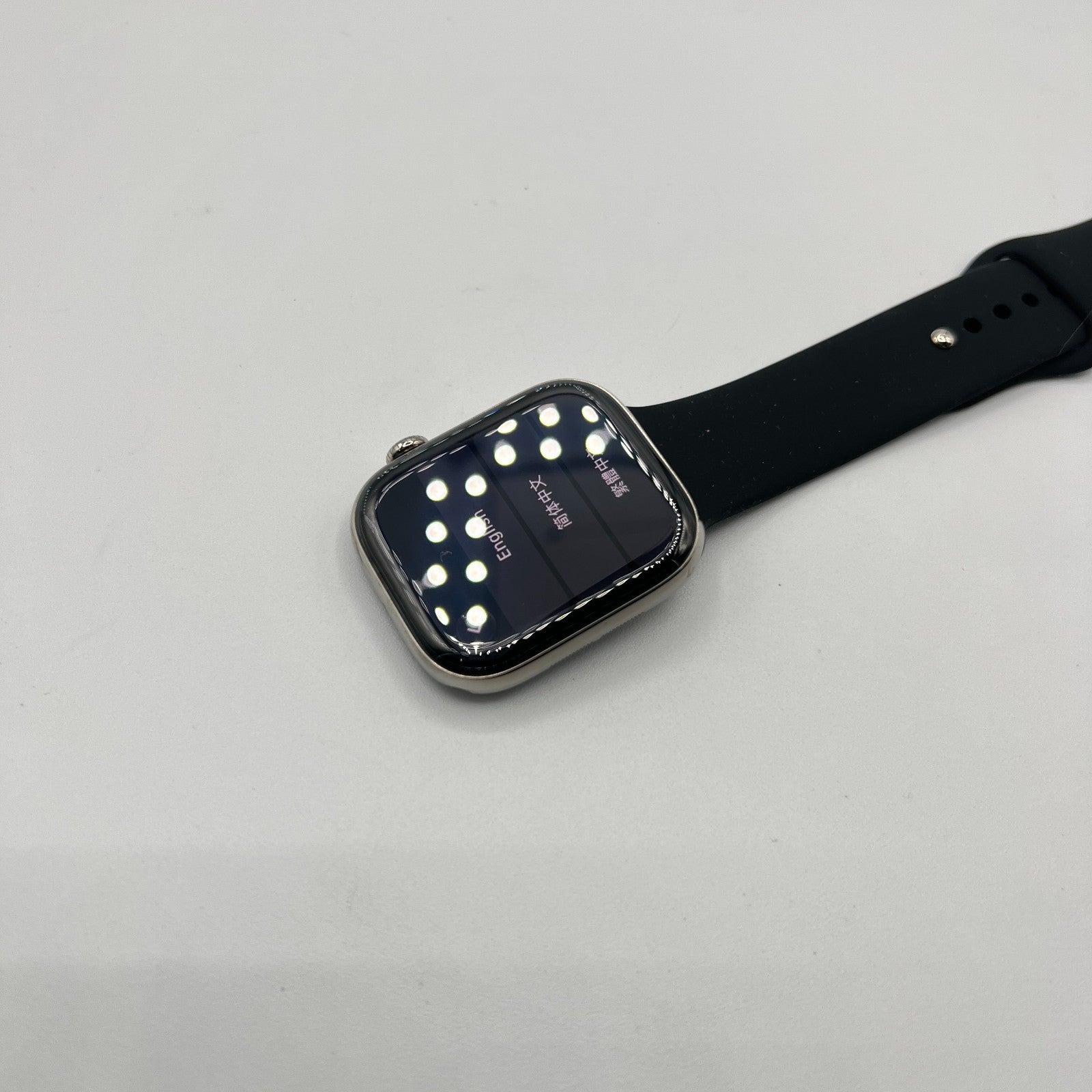 Apple Watch Series 10 46MM Slate Titanium Case Black Sport Band - Very Good - Techtree