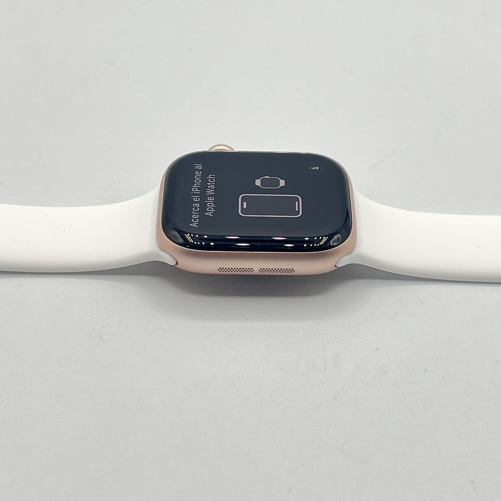 Apple Watch Series 10 42mm GPS Rose Gold w/ S/M White Band - Open Box - Techtree 