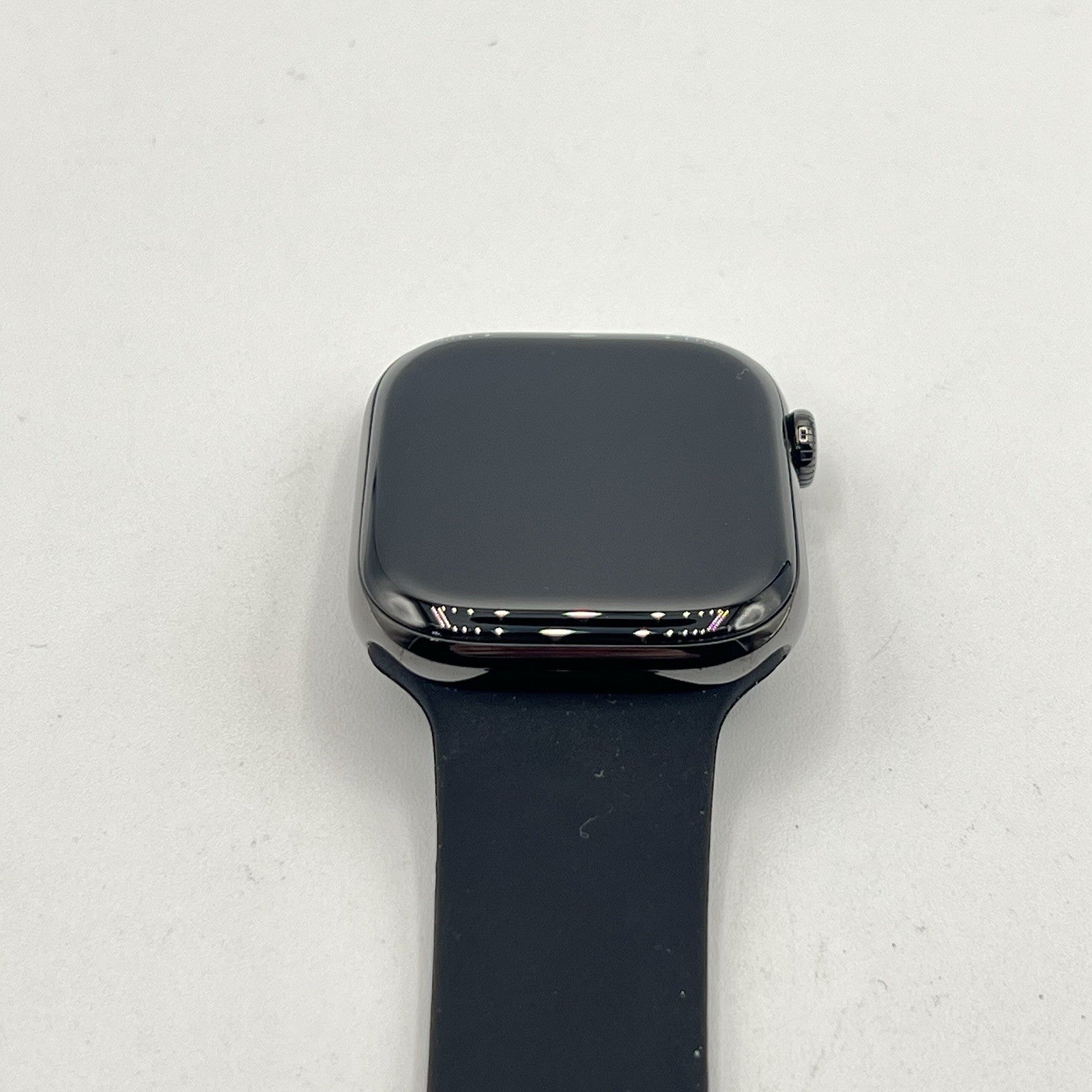 Apple Watch Series 10 46MM Slate Titanium Case Black Sport Band - Excellent - Techtree 